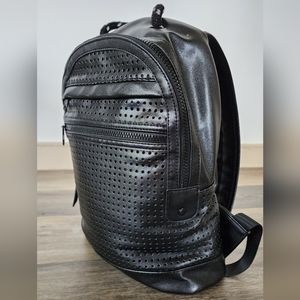 Target Mossimo Faux Leather Black Backpack
